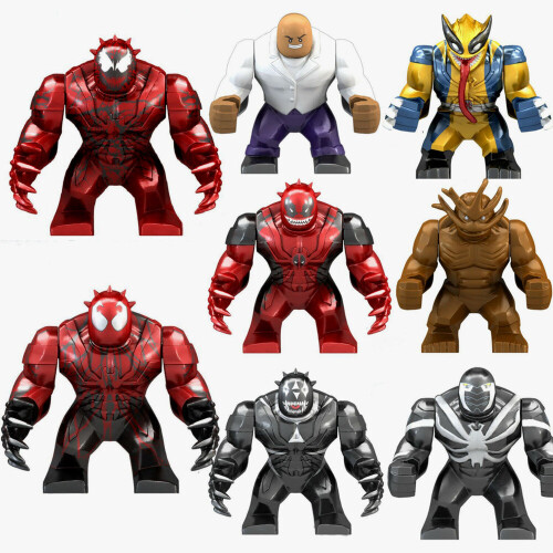 Lego Bigfigs Lego Venom Sets 2018 8PCS Venom Deadpool Groot Big