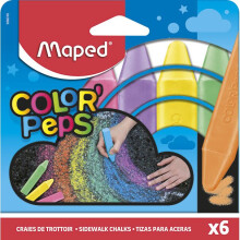 Maped Color'Peps Case of 6 Assorted Bright Colours
