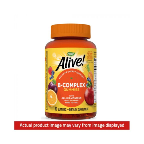 Alive B-Complex Gummies - B-Complex Gummies for Daily Wellness (60's)