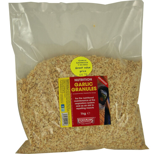 Equimins Garlic Granules - 1 Kg Refill Bag [155]