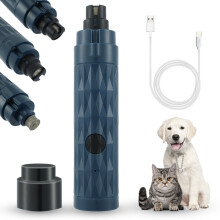 Cortauñas eléctrico para perros con luz LED Recargable Cortauñas para mascotas Cortauñas automático para gatos Recortador para perros Grooming