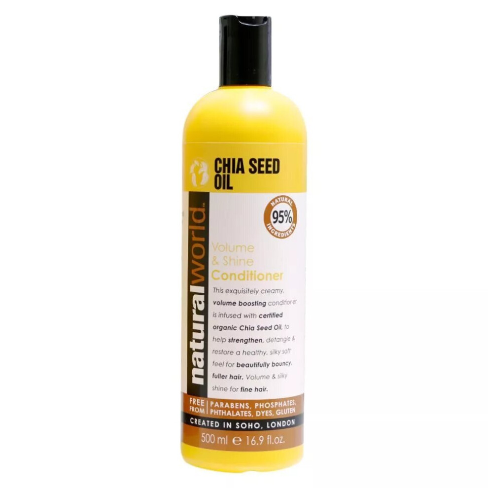 Natural World Chia Seed Oil Conditioner 500 mL