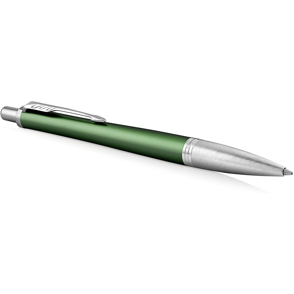 Parker Urban Ballpoint Pen, Premium Green with Medium Point Blue