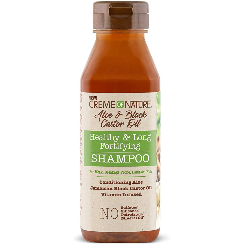 Creme of nature aloe & black castor fortifying shampoo 355 ml