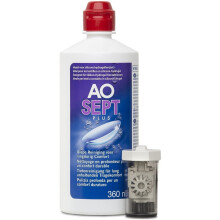Aosept Plus with HydraGlyde Deep Cleansing Contact Lens Solution 360