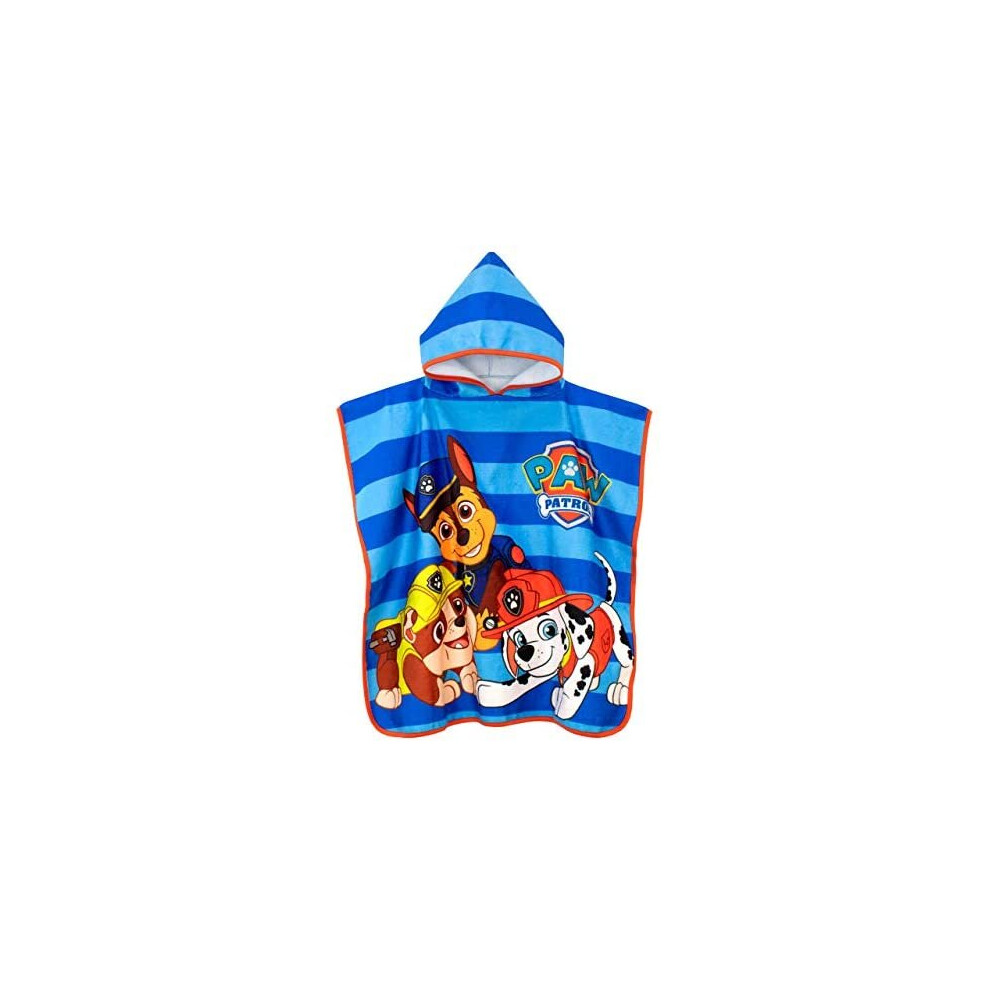 Paw Patrol Boys Hooded Towel Poncho One Size