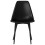 VidaXL vidaXL 2x Dining Chairs Black PP Kitchen Dining Room Dinner Chairs Seating 6