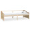 VidaXL 3-osobowa sofa/łóżko, lite drewno sosnowe, 90 x 200 cm 2