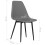 VidaXL vidaXL 4x Dining Chairs Grey PP Kitchen Dining Room Dinner Chairs Seating 7