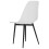 VidaXL vidaXL 2x Dining Chairs White PP Kitchen Dining Room Dinner Chairs Seating 5