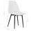 VidaXL vidaXL 4x Dining Chairs White PP Kitchen Dining Room Dinner Chair Seating 7
