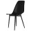 VidaXL vidaXL 2x Dining Chairs Black PP Kitchen Dining Room Dinner Chairs Seating 5
