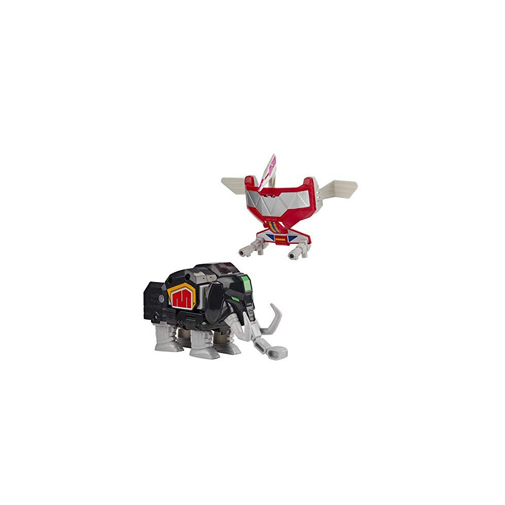 Power Rangers Mighty Morphin Mastodon Dinozord and Pterodactyl Dinozord Toy 2-Pack Action Figures Part of Dino Megazord For Kids Ages 4 and Up