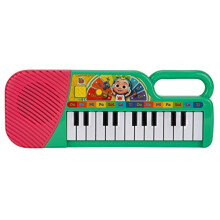 CoComelon First Act Musical Keyboard, 23 Keys; Music and ABC Songs Pre-Recorded, Educational Music Toys, Carry N Go Handle