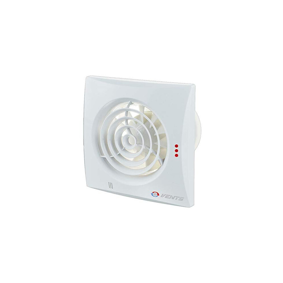 Vents Quiet Low Noise Energy Efficient Bathroom Extractor Fan 100Mm (4" Standard Fan) 4824032044278
