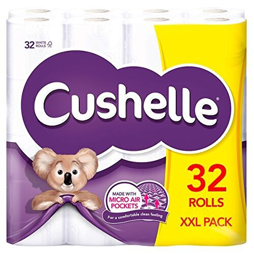 Cushelle Cushelle XXL 32 Rolls of Toilet Paper (Pack of 32 Rolls)