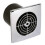 Manrose Manrose 100mm Low Profile Extractor Fan/Timer - Chrome 1