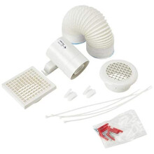 Primeline Manrose PEF4321 in-Line Extractor Fan with Timer 100mm / 4 Inch