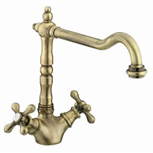 Bristan K SNK EF ABRZ Colonial Easyfit Kitchen Sink Mixer Tap with Swivel Spout, Antique Bronze