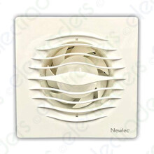 Newlec NLLPF100TA Low Profile Extractor Fan with Timer - 100mm / 4 Inch