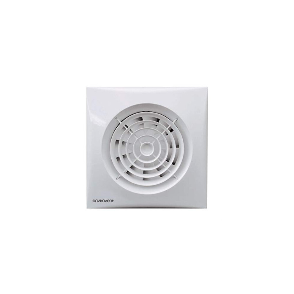 Envirovent Sil100it Silent Extractor Fan 4" 100Mm For Bathroom Intelligent Timer 8413893272225