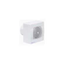 Manrose/Primeline PEF4040A Bathroom/Shower Room Extractor Fan with Humidistat and Timer (for 100mm/4" ducting). Automatic Backdraught Shutter.