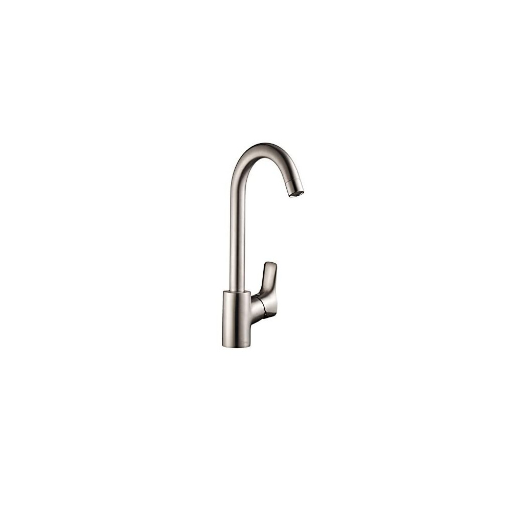 Hansgrohe MySport L Kitchen Mixer Tap, Grey, 13862800