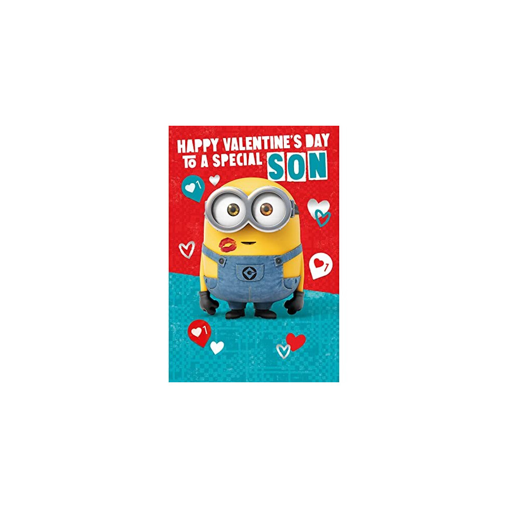 Despicable Me Valentines Day Card, Happy Valentine's Day Son