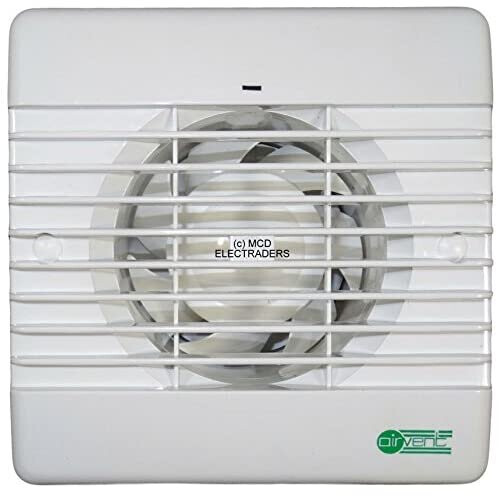 Airvent 406958 Quiet Axial Extractor Fan - Timer Model 100mm / 4 Inch