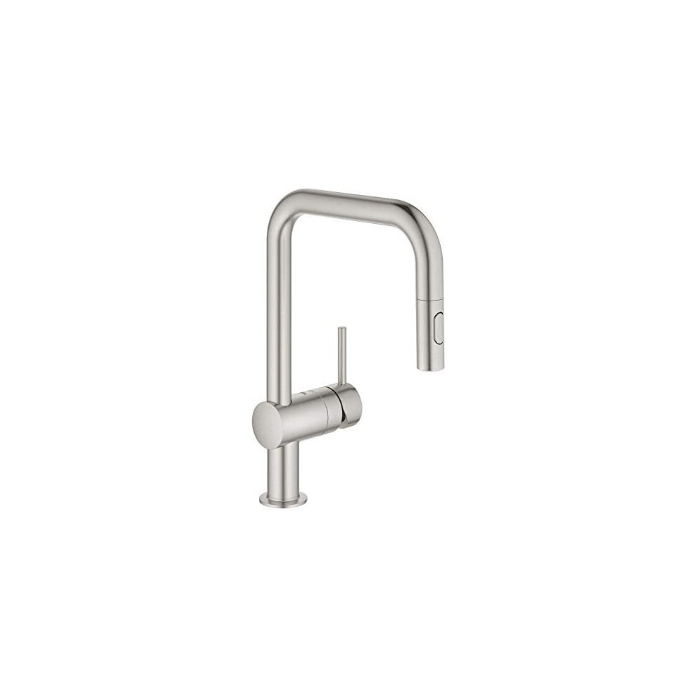 Grohe Minta - Kitchen faucet 1/2", supersteel color (Ref.32322DC2)
