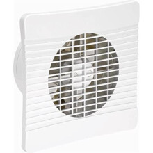 Airvent 435403 - Kitchen Extractor Fan 6"/150mm - Low Profile/Slimline - With Integral Butterfly Style Shutters
