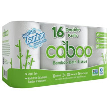 caboo Bezdrzewiasty bambusowy papier toaletowy Bezpieczny dla szamba Biodegradowalna chusteczka do kapieli Ekologiczna miekka 2-warstwowa posciel