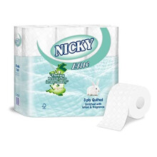 Nicky Elite Pure Luxury 3 Ply Toilet Rolls (x36 Rolls)