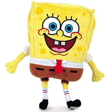 Peluche - Bob Esponja - 25 cm - Poliéster - Licencia oficial - Interior