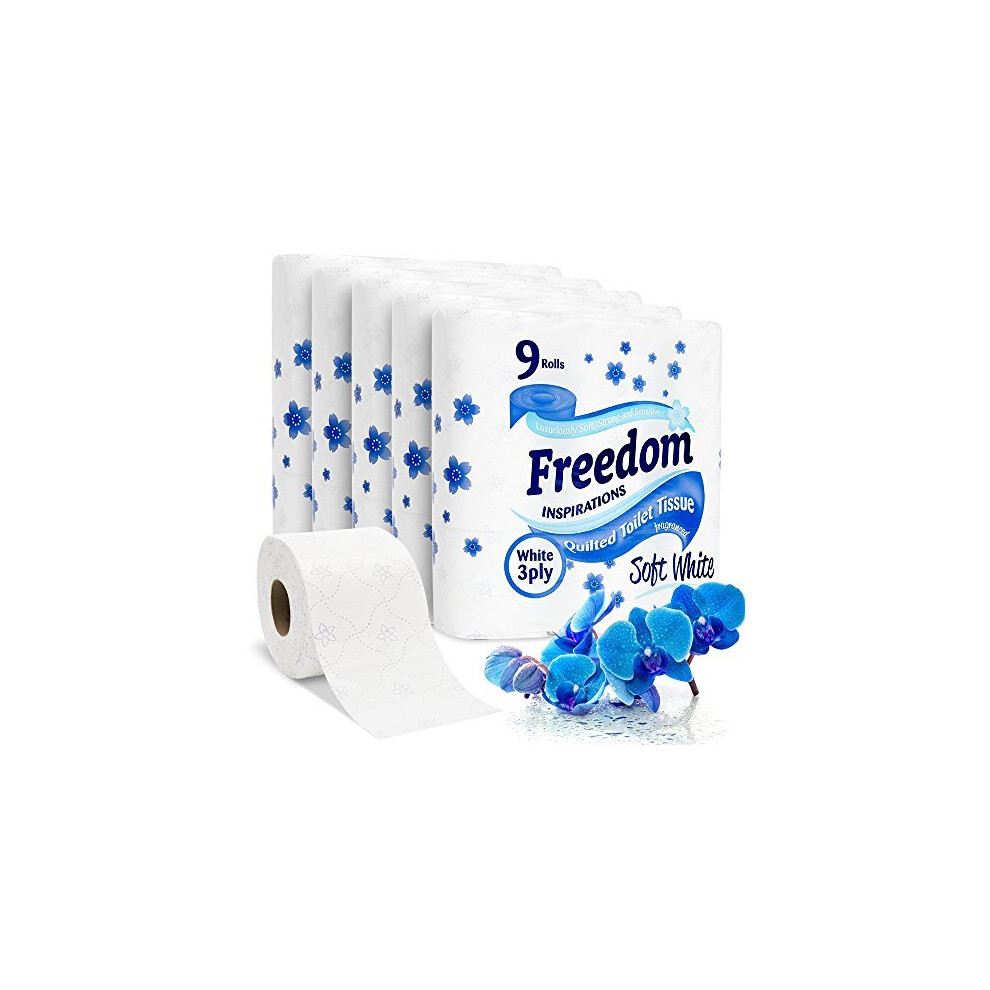 Freedom Toilet Paper 3Ply Pack of 45 Rolls