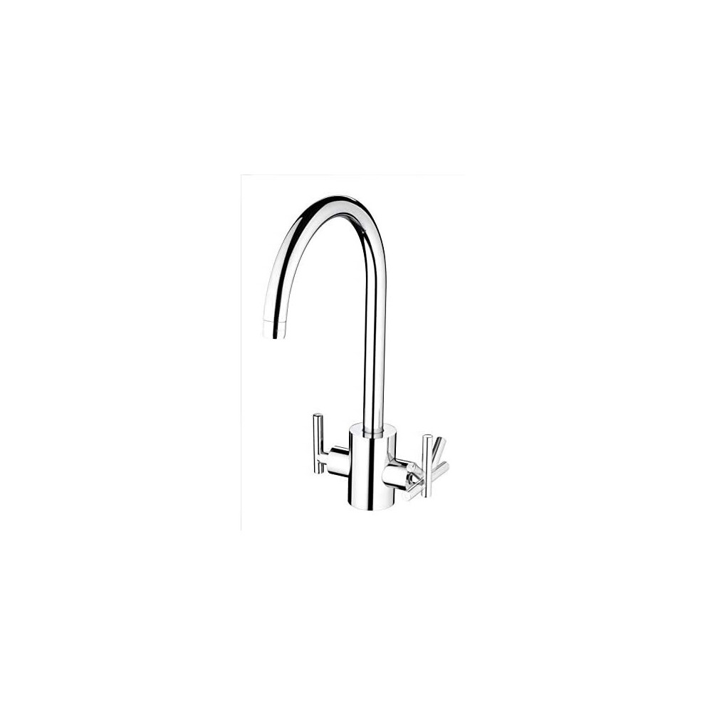 Bristan AR SNKPURE C Artisan Kitchen Sink Tap with 3in1 Operation - Instant Cold Filtered, Hot and Cold Water Supply, Chrome