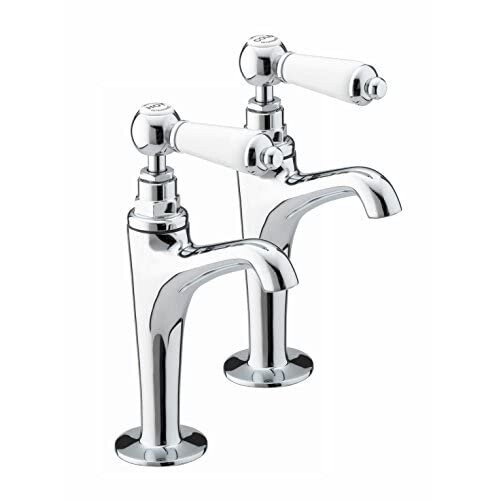 Bristan Bristan RS HNK C Renaissance High Neck Kitchen Pillar Taps, Chrome