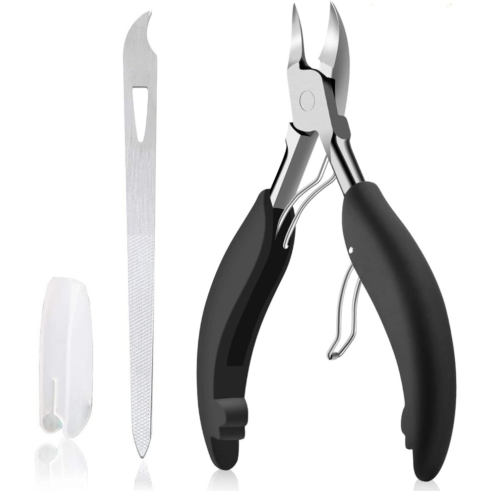 Bleswin Toe Nail Clipper For Ingrown Or Thick Toenails, Toenails Trimmer And Professional Podiatrist Toenail Nipper For Seniors With Surgical Stainless Steel