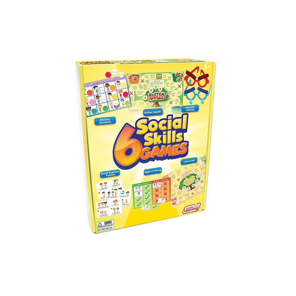 Photos - Board Game Junior Learning JRL413 6 Social Skills Games
