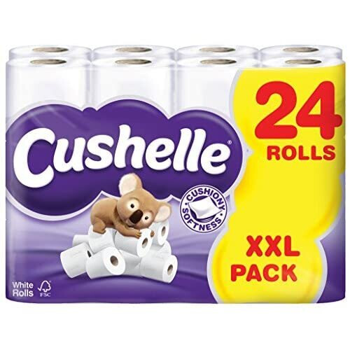 Cushelle Cushelle Cushelle Toilet Roll 24 Pack (321164) by Cushelle