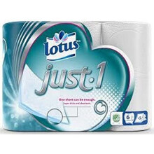 Lotus JUST1 Set of 6 Toilet Paper Roll