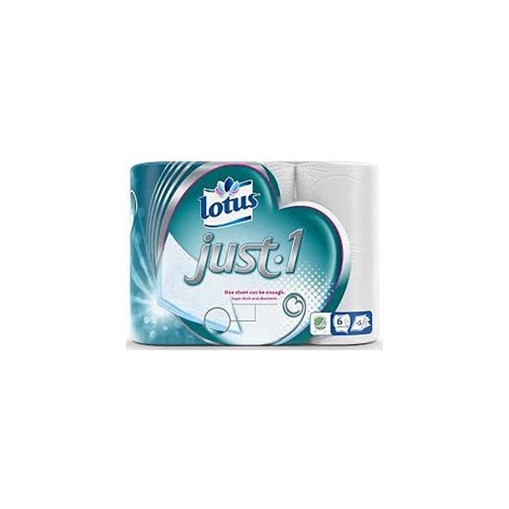 Lotus Just1 Set Of 6 Toilet Paper Roll