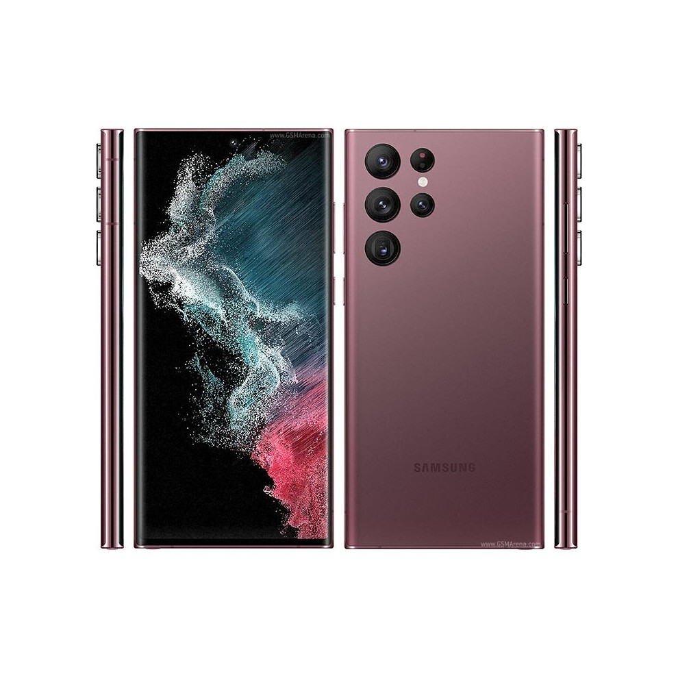 (Burgundy) Samsung Galaxy S22 Ultra 5G Dual SIM | 128GB | 8GB RAM-image-OPC-P8VRHPH-REFURBISHED
