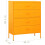 VidaXL vidaXL Kommode Senfgelb 80x35x101,5 cm Stahl 9