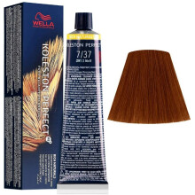 Wella Professionals, Koleston Perfect Me+, Permanent Hair Dye, 7/37 Medium Blonde Golden Brown, 60 ml