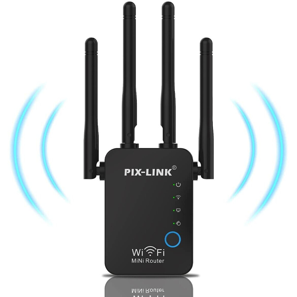 Yjlx Wifi Booster,Wifi Extender Wi-Fi Range Extender Wifi Extender Range Booster 300Mbps Wifi Repeater Wifi Extender Booster 2.4Ghz Wireless Amplifier With