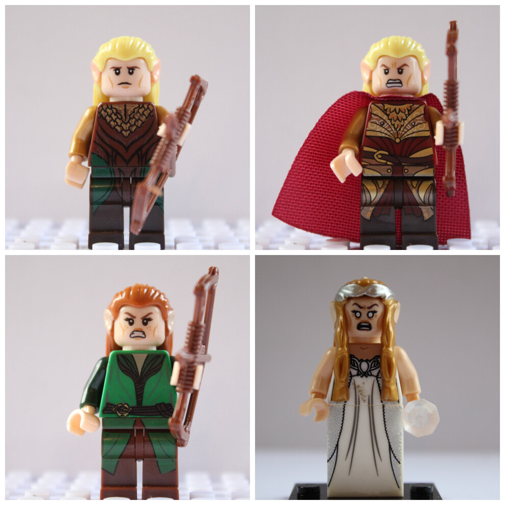 Novelty Gifts Uk Lord Of The Rings Hobbit Mini Action Figures Fit Lego Legolas Haldir