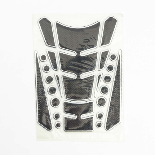 Black Chrome Petrol Fuel Tank Pad Protector Sticker 2