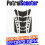 Black Chrome Petrol Fuel Tank Pad Protector Sticker 4
