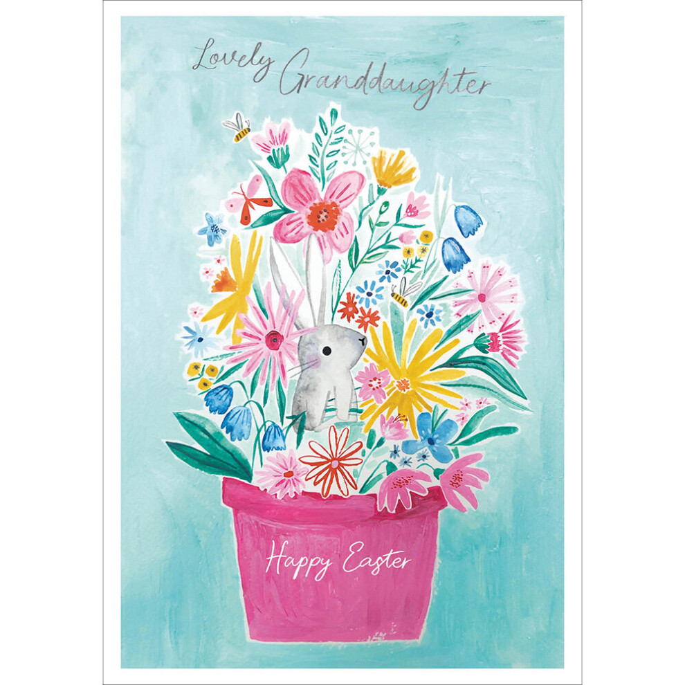 Woodmansterne Lovely Granddaughter Bunch Of Joy Easter Greeting Card Cute Greetings Cards